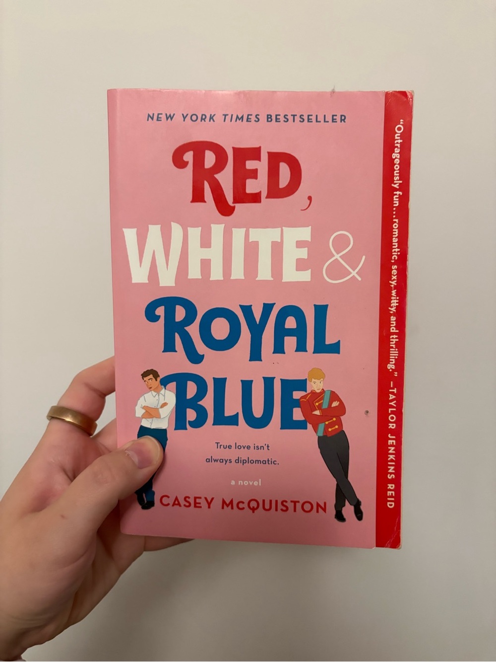 Red, White & Royal Blue - Pink Cover Paperback